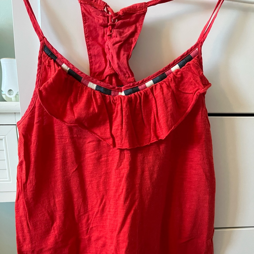 Y2K American eagle outfitters red top in XS